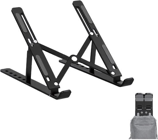 Supporto laptop universale 10-18 pollici - supporto laptop regolabile - Ergonomico supporto laptop - 6 livelli - Rame