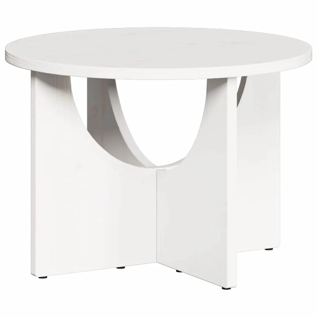 vidaXL Tavolino da salotto Bianco 50 x 50 x 35 cm