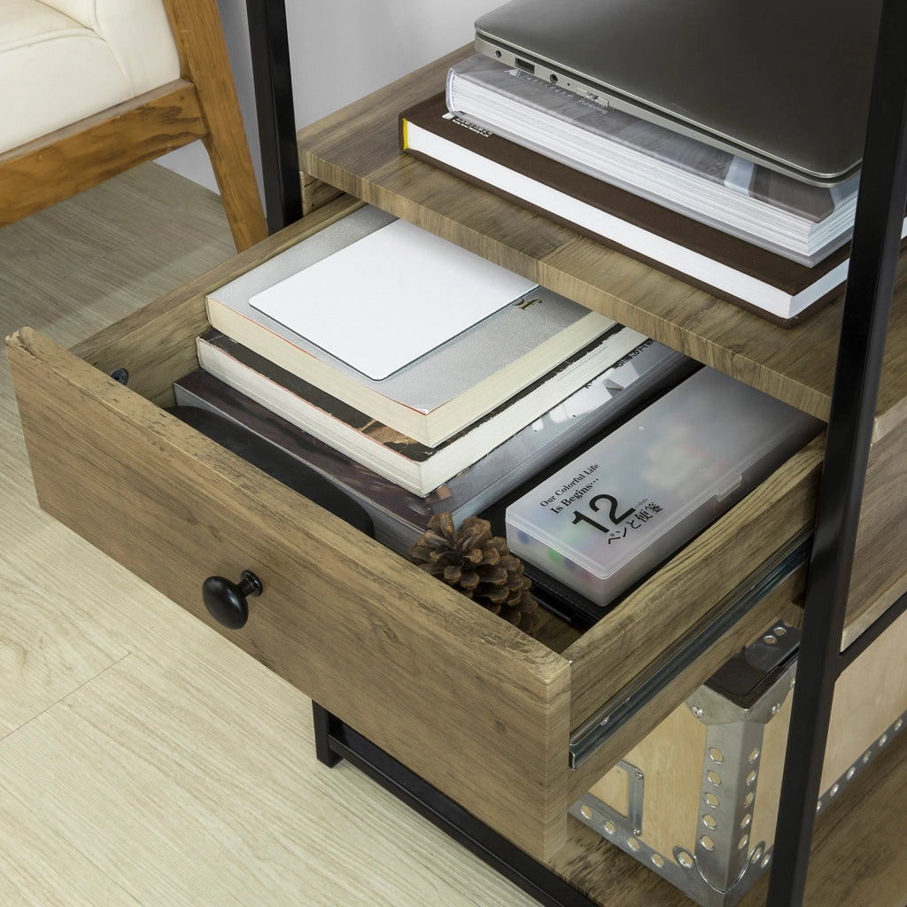 SoBuy Scrivania con cassetto 118x48x75cm FWT61-N