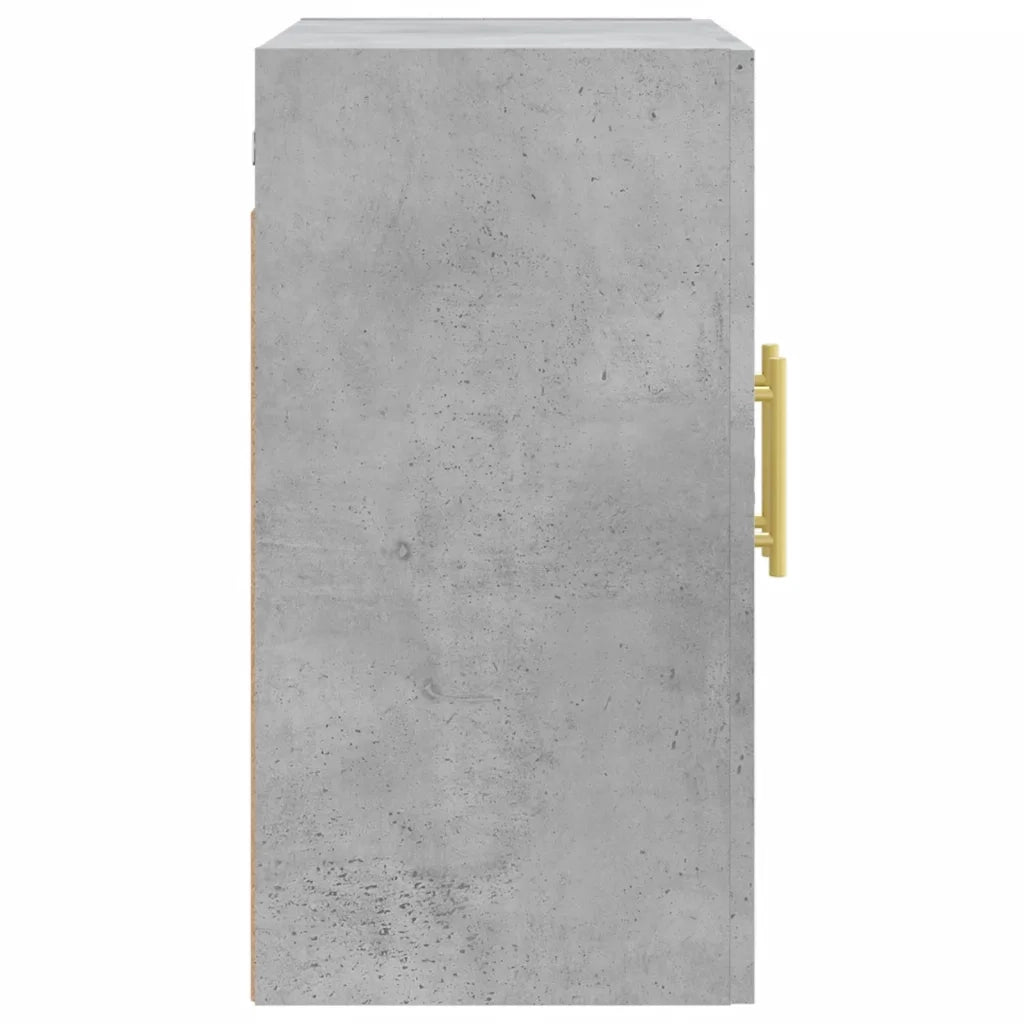 Armadietto a Muro | Mobile a Parete Grigio Cemento 60x31x60 cm in Legno Multistrato