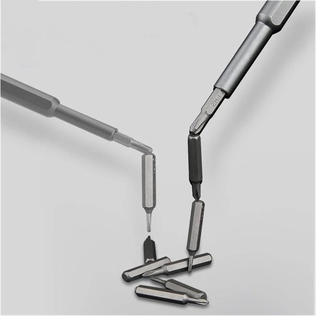 Set di Cacciaviti di Precisione 63 in 1 – Acciaio S-2, Magnetico | 62 Punte, Manico Ergonomico
