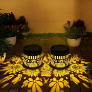 Set di illuminazione solare per giardino da 2 lampade solari – Impermeabile – Per giardino, terrazzo & decorazione esterna