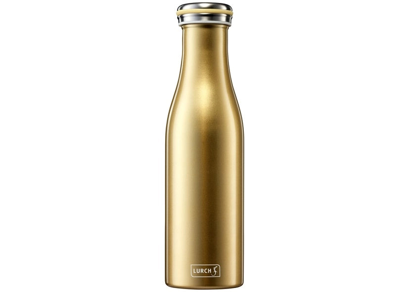 Borraccia Termica con Tappo Ermetico Gold Metallic Lurch 500 ml