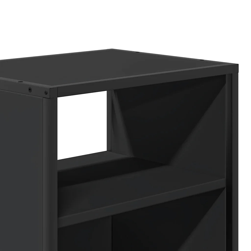 Comodino a Muro Nero 40x31x39,5 cm 848744