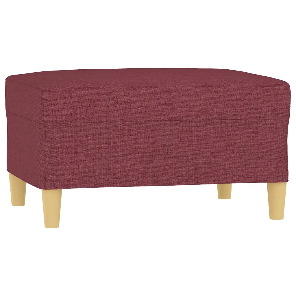 Poggiapiedi Rosso Vino 70x55x41 cm in Tessutocod mxl 78619