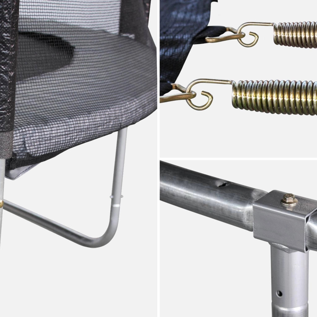 Trampolino 305cm rete di protezione, grigio