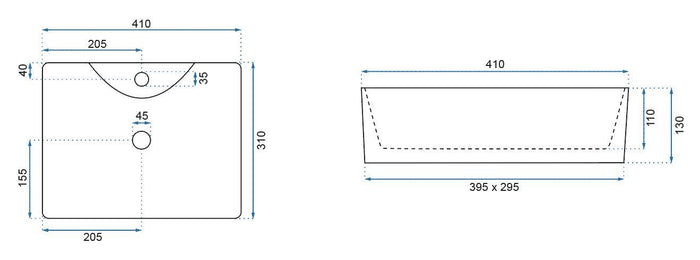 Lavabo Da Appoggio Rea Kelly Mini Aiax Shiny