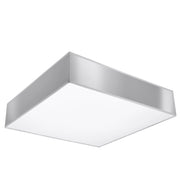 Plafoniera quadrata ANUBIS 45x45 grigia 3xE27 Pure Lume
