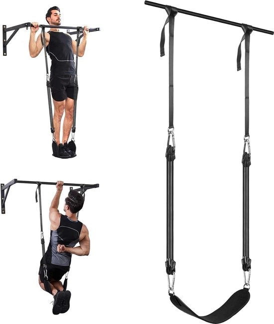 Set di Bende di Assistenza per Fitness per Uomo e Donna - Allenamento del Corpo Completo con Bende di Assistenza per Sollevamento di Sospensione