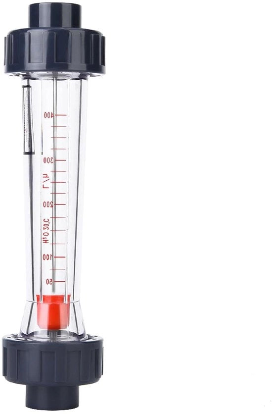 Misuratore di flusso liquido LZS-20 (D) - 40-400 l/h flusso liquido - Tubo in plastica - Misuratore di flusso liquido per acqua industriale a misurazione istantanea