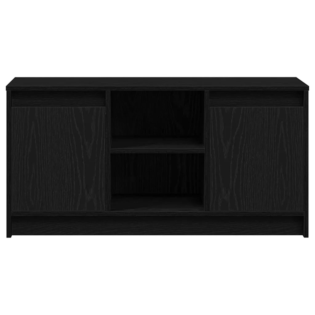 Mobile TV-Credenza per TV Nero 100 x 34 x 50 cm Legno multistrato