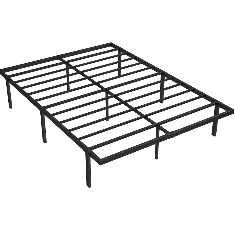 Letto matrimoniale in metallo 140x200 cm con spazio sottoletto