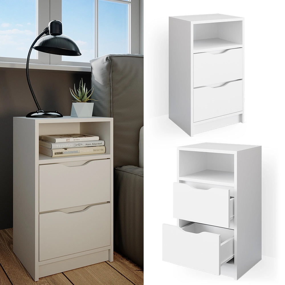 Vicco Comodini camera da letto Bianco 38 x 66.6 cm