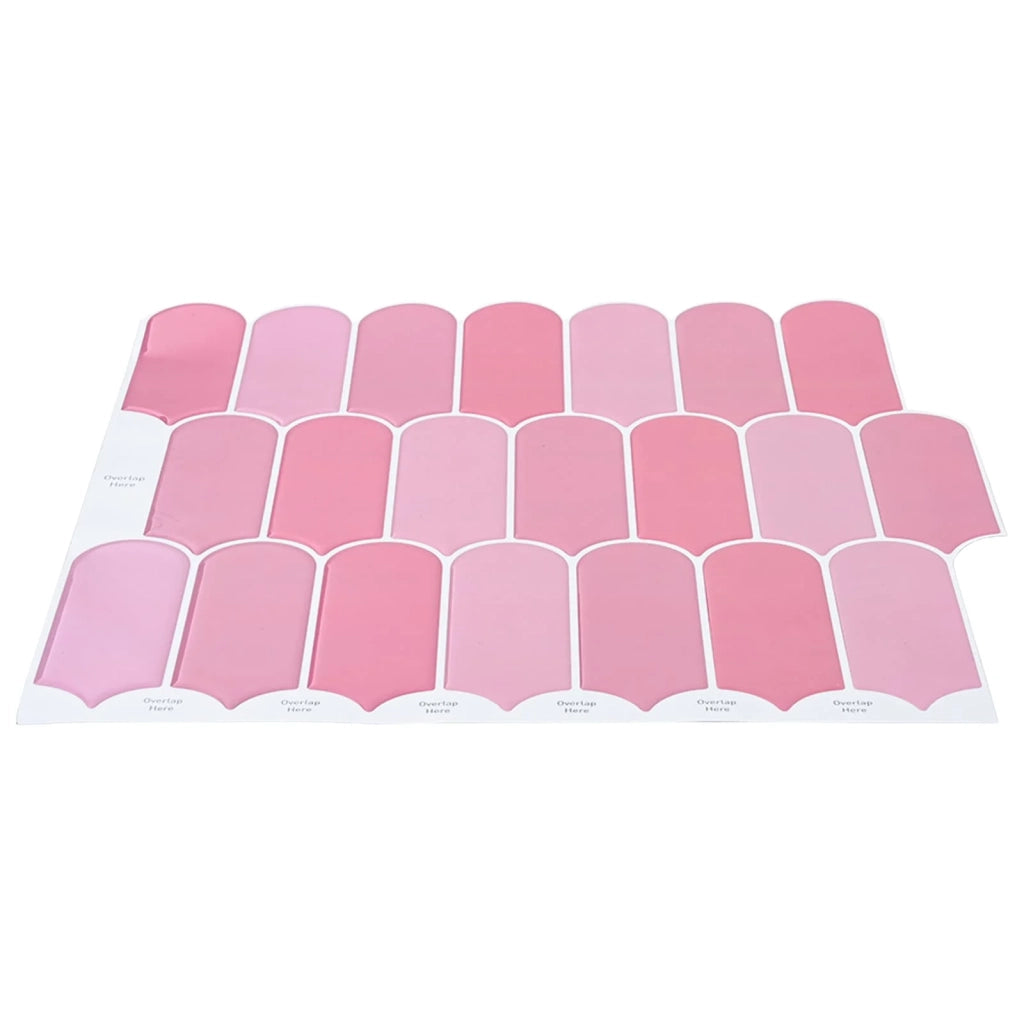 Piastrella Piuma 50 pcs Rosa 30 x 30 cm Poliuretano e PET