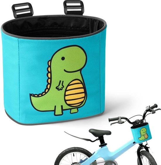 Accessori per bambini, borsa per bambino, bicicletta a pedali, borsa per bicicletta, accessori, portabicicletta per bambino, portabicicletta per bicicletta, triciclo, scooter, blu