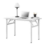Tavolo Pieghevole Scrivania con Piano 120x60 cm Bianco [neu.haus]