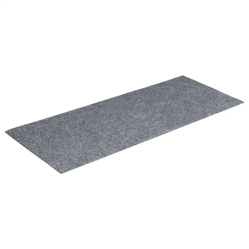 Tappetini per scale autoadesivi 15 pz | Gradini per Scale 60x25 cm grigio chiaro rettangolari