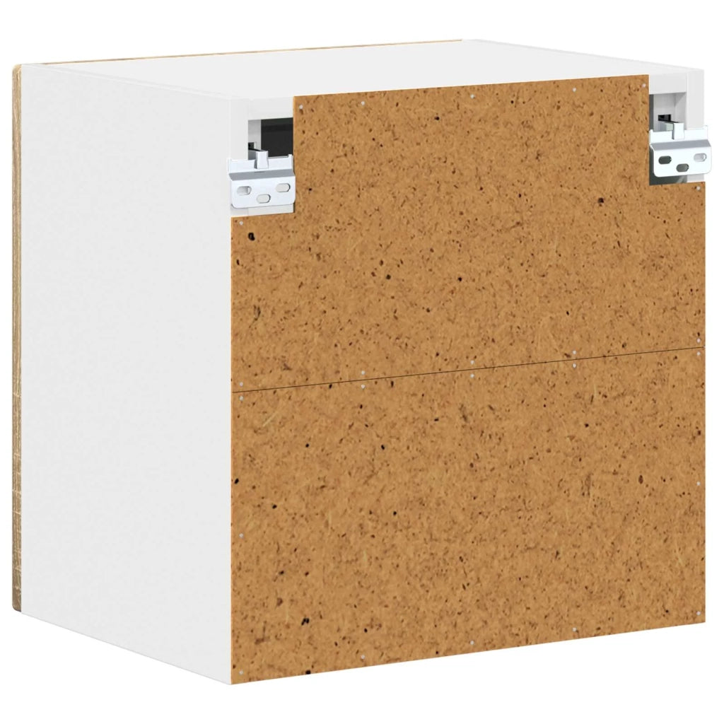 Mobile in vetro da parete LUCCA Rovere Sonoma 40 x 31 x 40 cm 884838