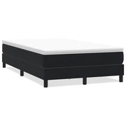 Letto matrimoniale | Letto per adulti | Giroletto a Molle senza Materasso Nero 120x210 cm in Velluto