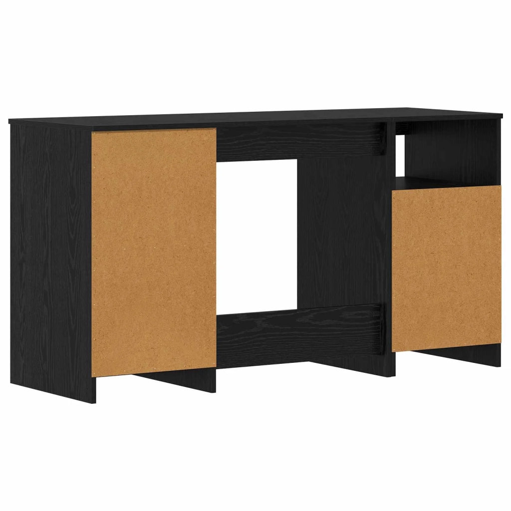 Scrivania Rovere Nero Legno ingegnerizzato 140 x 50 x 76 cm 3332543