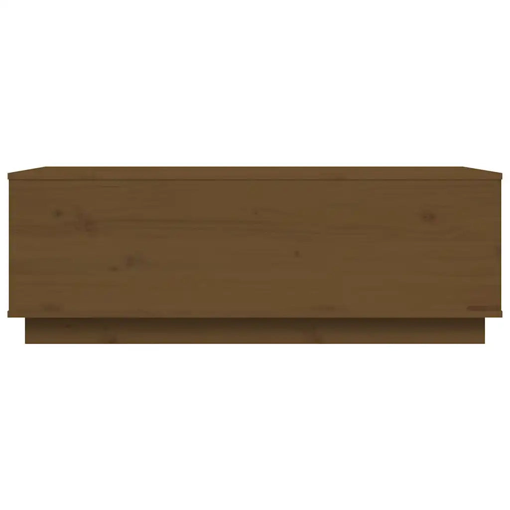 Tavolino da Salotto Miele 100x50x35 cm Legno Massello di Pino cod mxl 26416