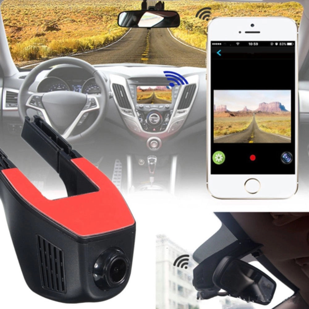 Trade Shop - Auto Car Dvr Telecamera Wifi 1080p Videoregistratore Notturna G-sensor Full-hd -