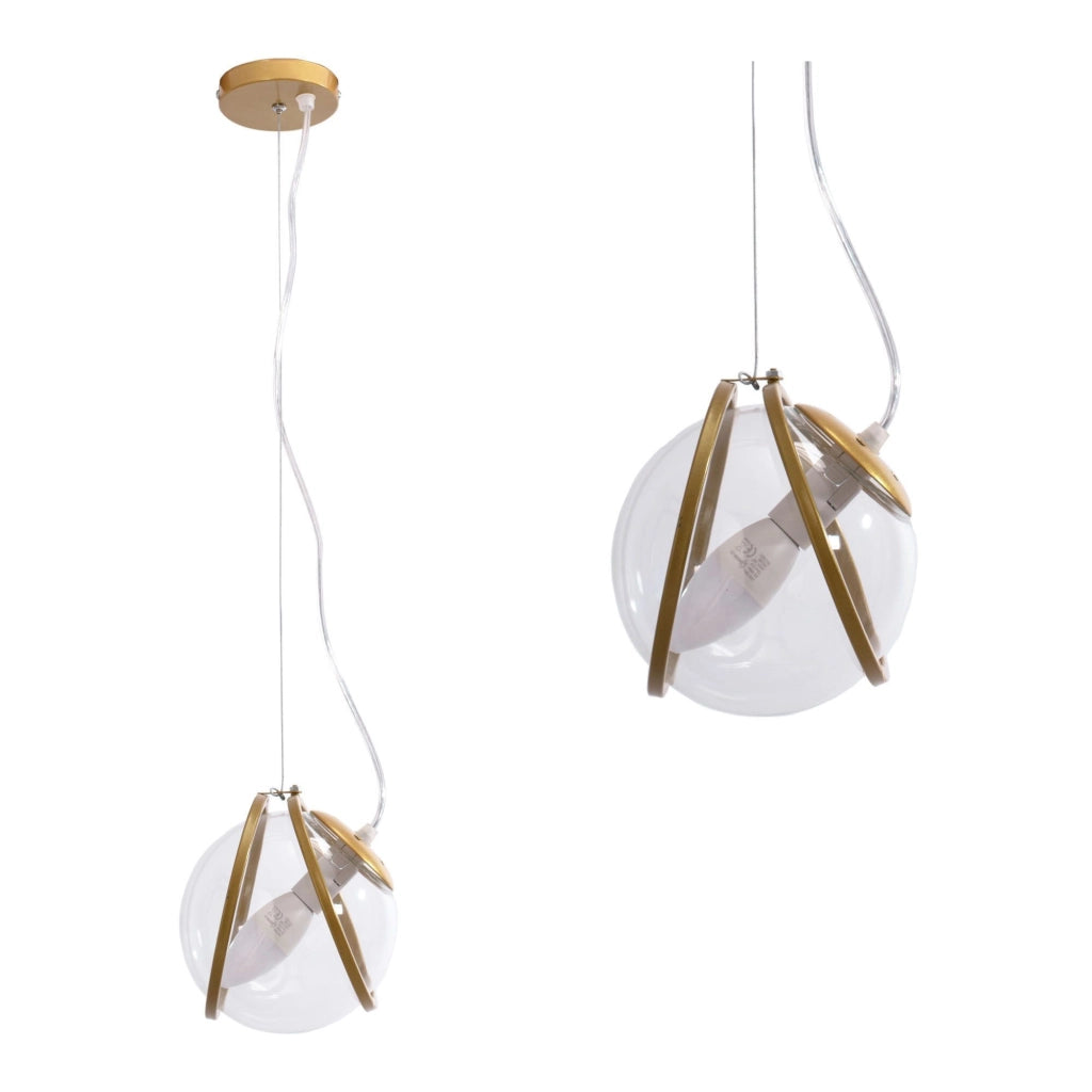 Lampada APP1089-1CP Gold Transparent