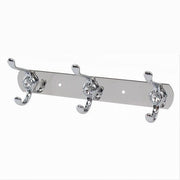 Trade Shop - Appendino Appendi Porta Asciugamani Con 3 Ganci Doppio Bagno Diamante 52173 -