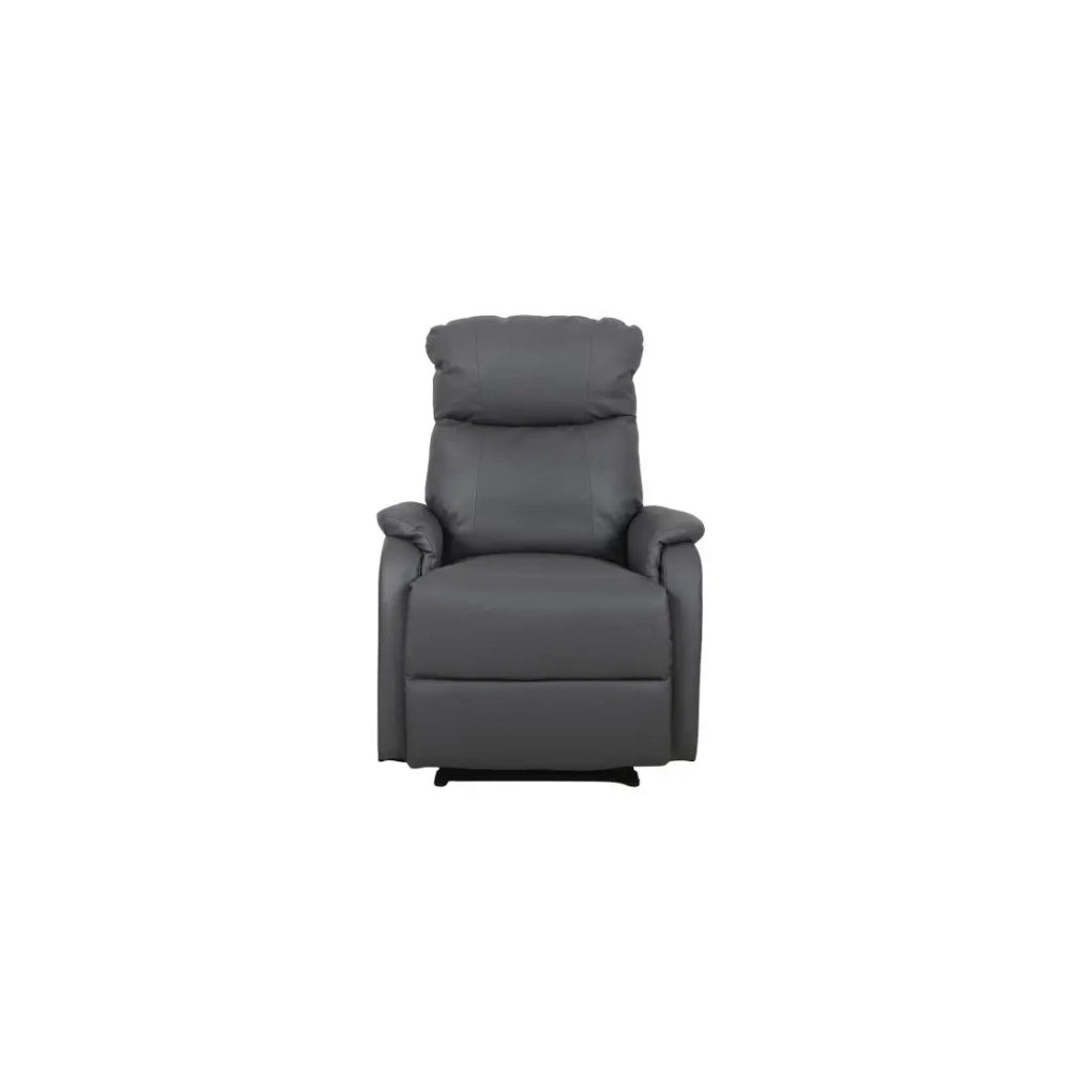 Poltrona relax reclinabile manualmente BERLIN colore grigio