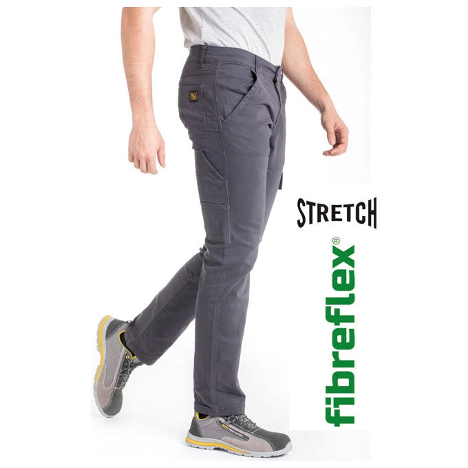 Rica Lewis 5429980 Carp28 Jeans Uomo Cotone Stretch Fibreflex Vestibilita' Regular Comfort Multitasche colore Antracite