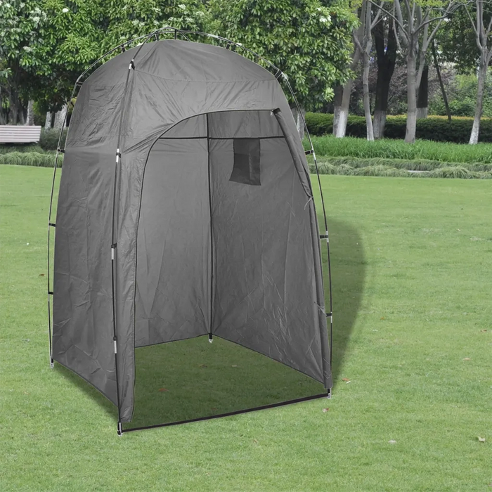 Tenda da Campeggio per Doccia WC Spogliatoio Grigio cod mxl 64328
