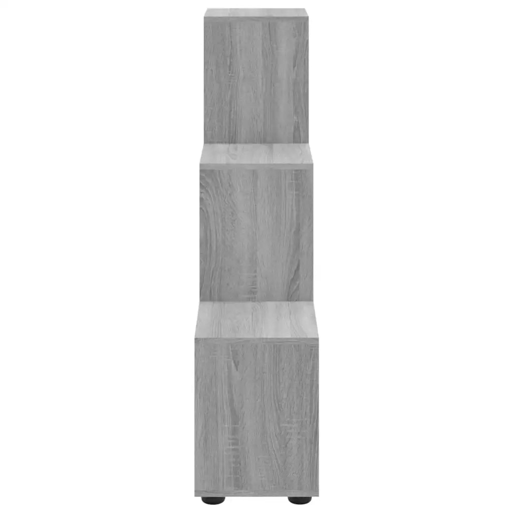 Libreria a Scala Grigio Sonoma 107 cm in Legno Multistrato 342607
