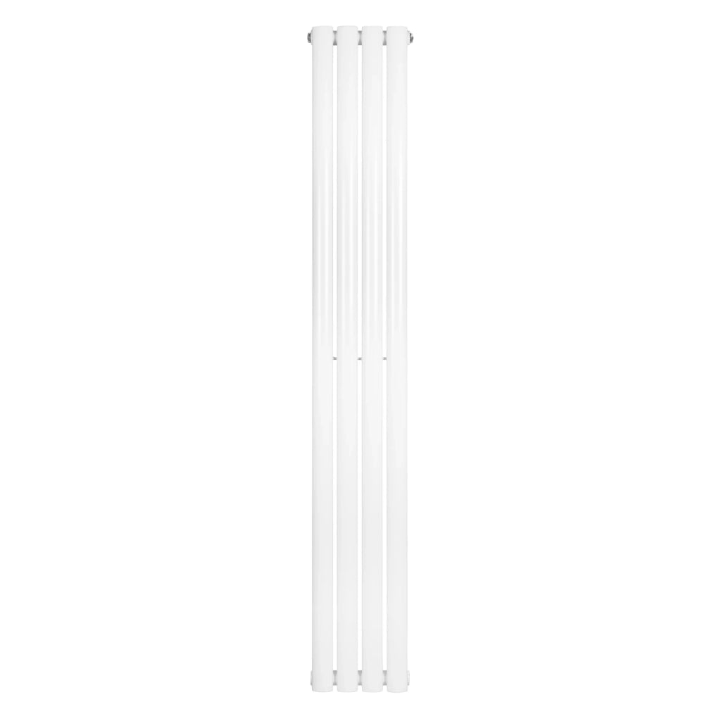 Radiatore Verticale Design Ovale Colonna Singola Bianco 1600x240 mm