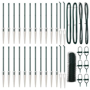 Palo della recinzione Verde 50 x 0,6 m (rete a maglia 50 mm)