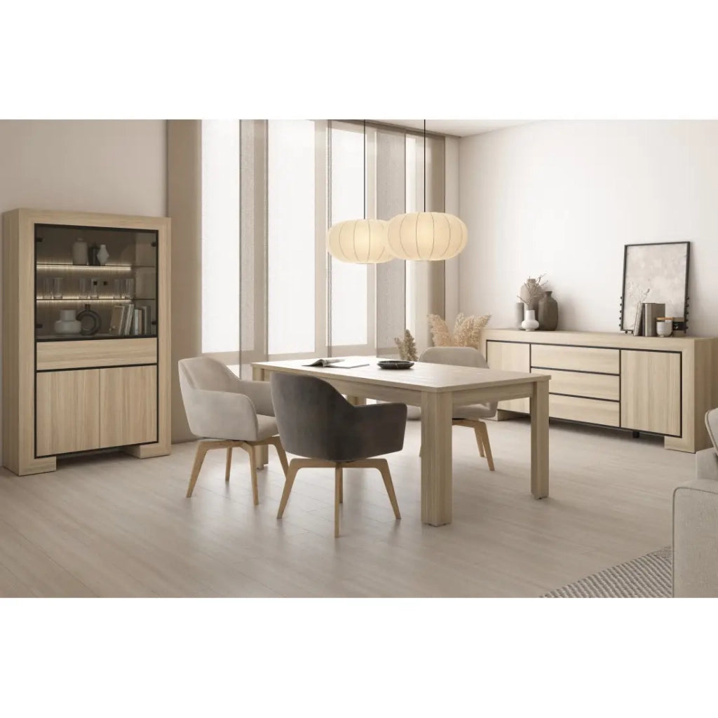 Tavolo da pranzo COPA – 190x76x100 cm – Rovere elegante – Design scandinavo