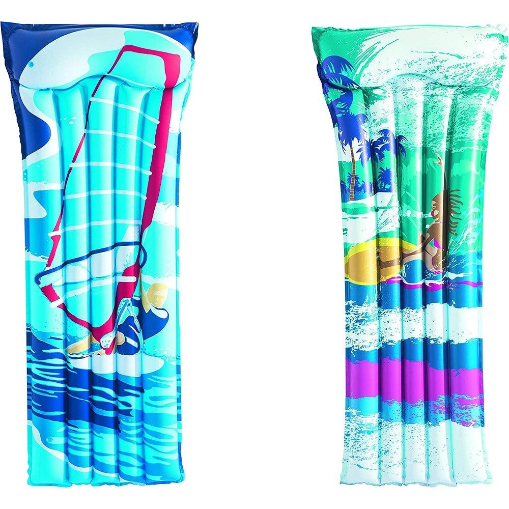 Trade Shop - Materassino Gonfiabile Super Surf Fantasie Varie Assortite 183x76cm Piscina 44021 -