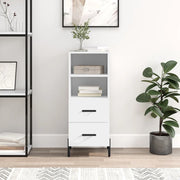Credenza-Buffet-Armadio da cucina Bianca 34,5x34x90 cm in Legno Multistrato 649232