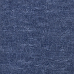 Giroletto a Molle con Materasso Blu 140x190 cm in Tessuto 3144075