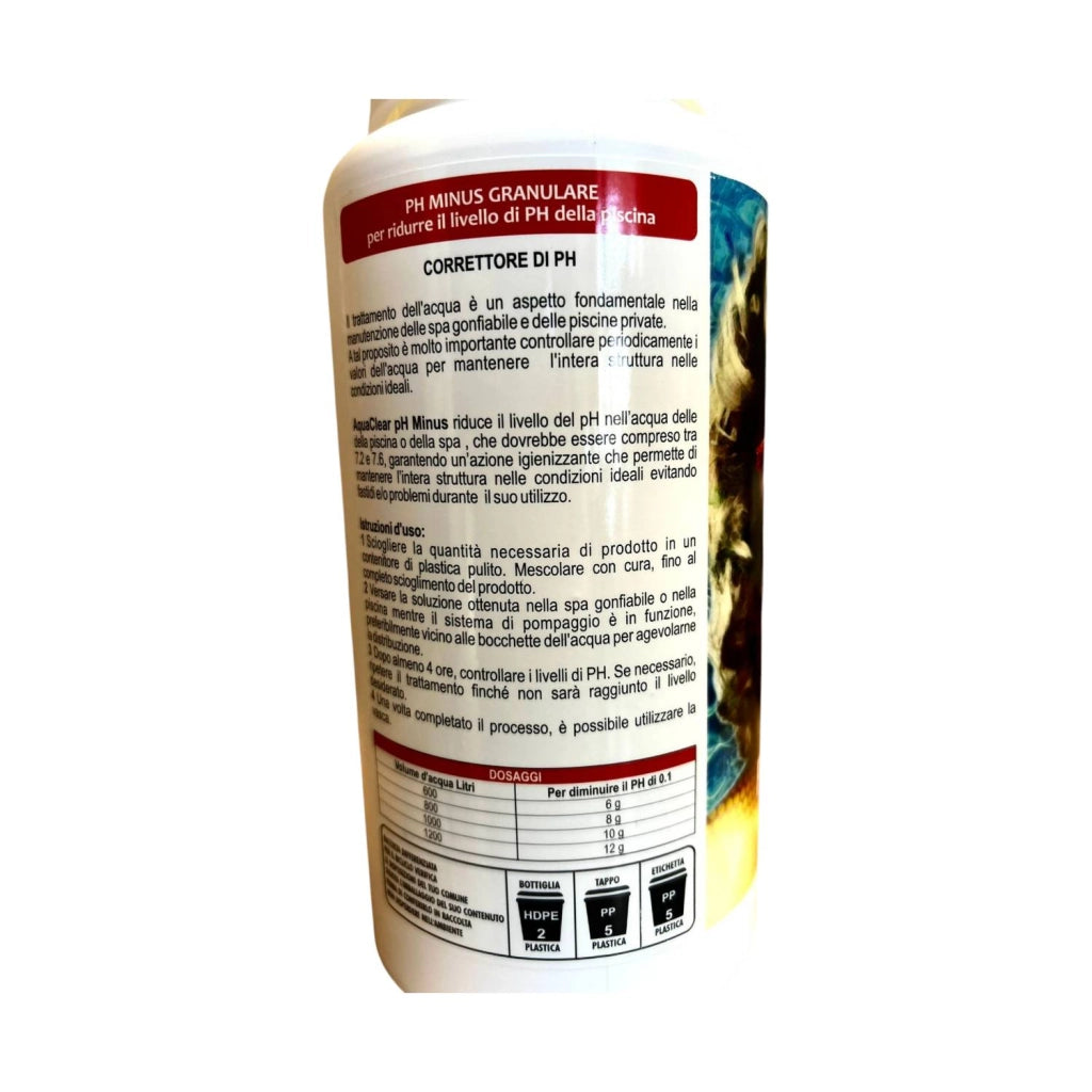 PH MINUS GRANULARE ACQUACLEAR 1,5KG