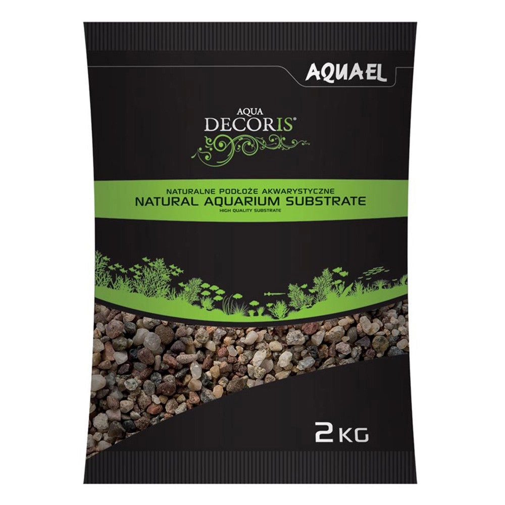 Aquael Natural Multicolored Gravel 3-5mm - Ghiaietto Colorato Formato: 2 KG
