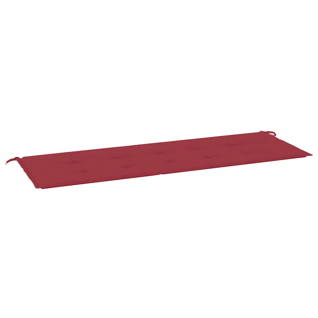 Cuscino per Panca-Cuscini per panchina Rosso Vino 150x50x4 cm in Tessuto Oxford