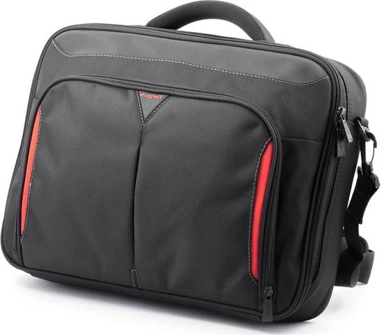 Tas portatile per laptop professionale - nero - adatto per laptop fino a 15.6 pollici con fodero protettivo
