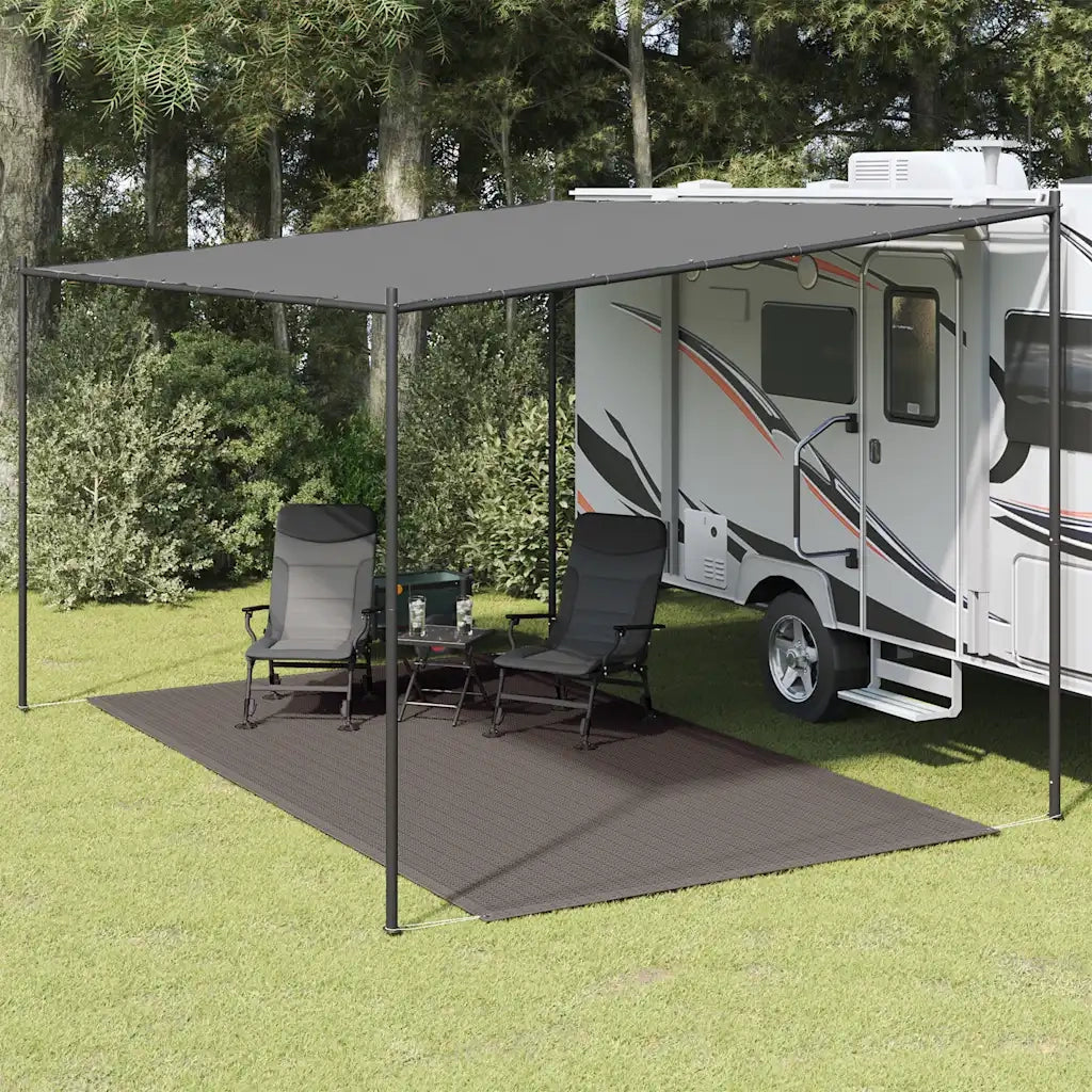 Tappeto da Tenda | Tappeto da campeggio 250x450 cm Antracite