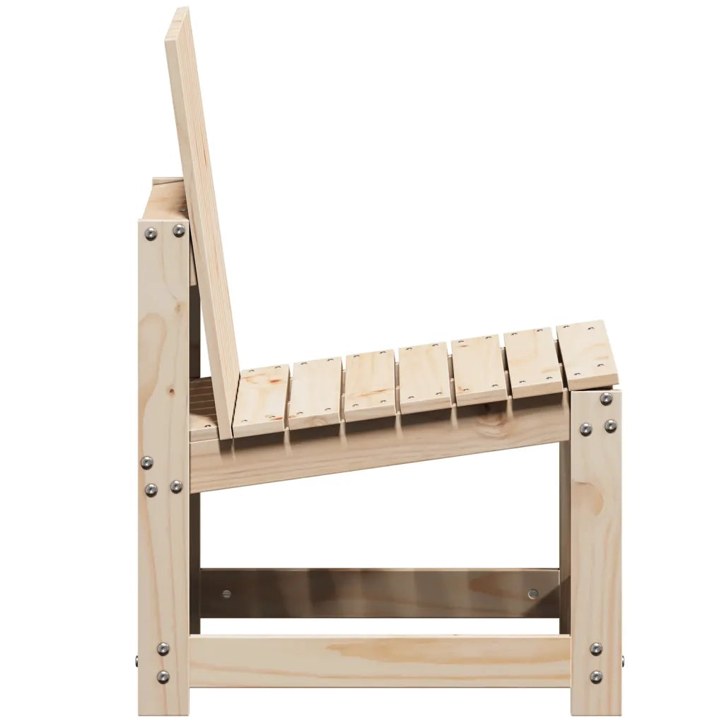 Sedia da Giardino 50,5x55x77 cm in Legno Massello di Pino 832615