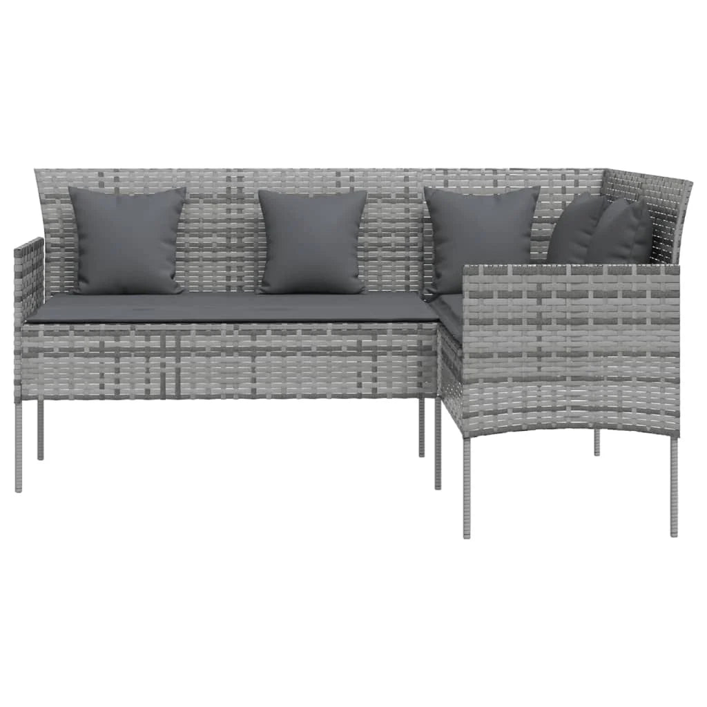 Set divano a L 5 pezzi con cuscini in vimini resinato grigio 02_0013558