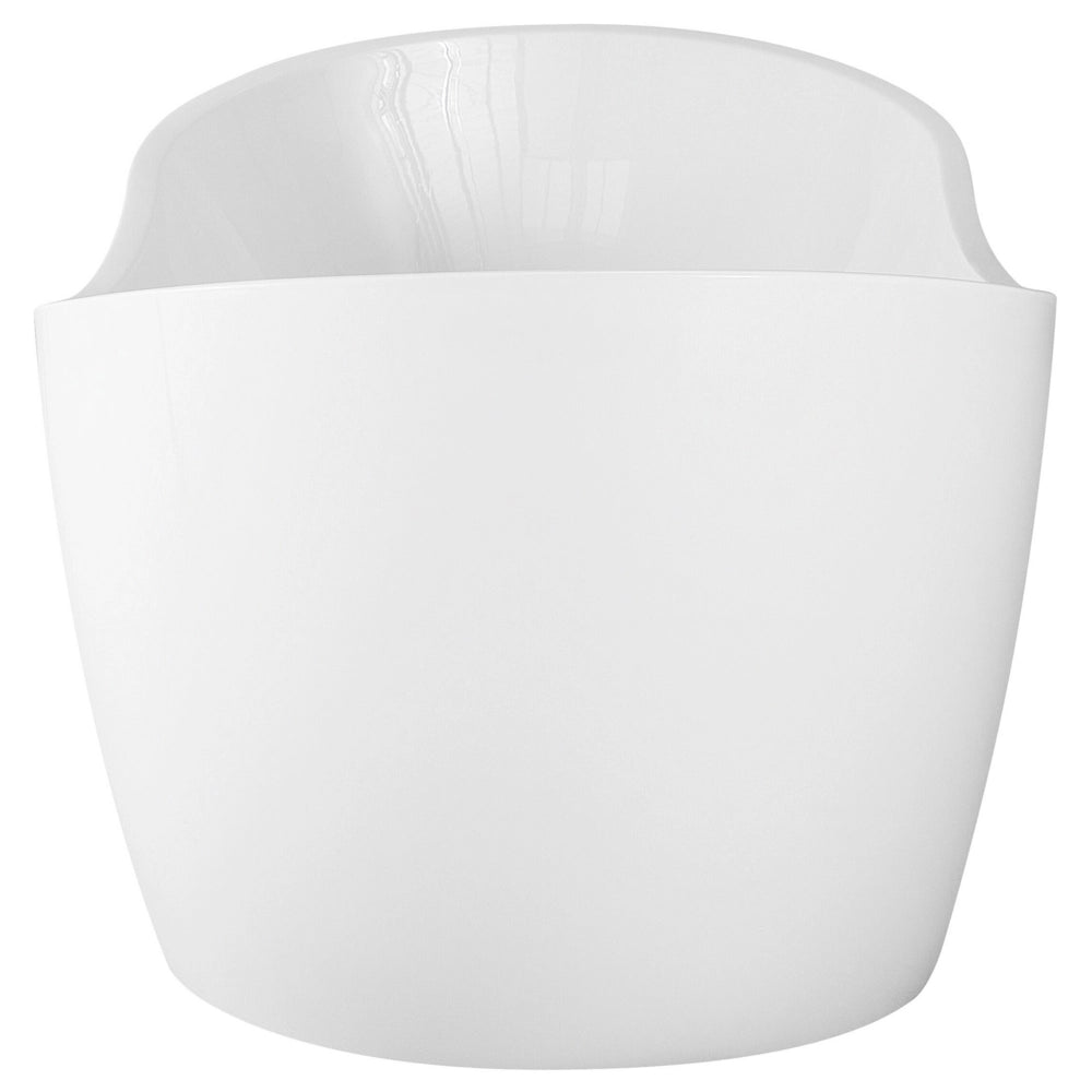 Vasca da bagno freestanding con idromassaggio e con luci LED stile moderno colore bianco