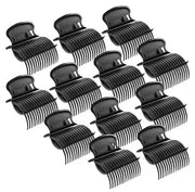 Clip per capelli con isolamento termico, set da 12 pezzi, per stili professionali, duraturi e facili da utilizzare, progettati per la sicurezza.