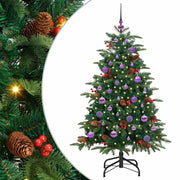Albero di Natale | Decorazioni natalizie artificiale con 150 LED Verde 150 cm