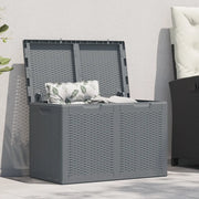 Contenitore da Giardino Grigio in Rattan PP 180 L 364060