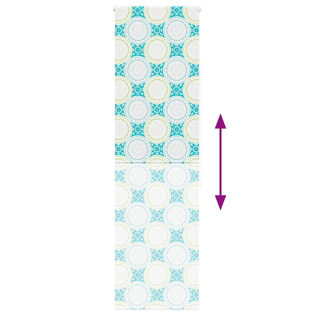 Tenda a Rullo Doccia 80x240 cm Larghezza Tessuto 76 cm